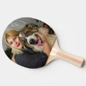 Aangepaste foto aangepast dubbel Afbeelding Tafeltennisbatje (Zijkant)