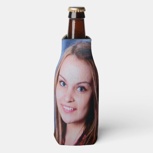 Aangepaste foto aangepast flesjeskoeler (Fles Voorkant)