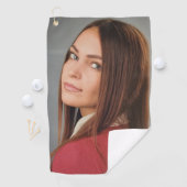 Aangepaste foto aangepast golfhanddoek (Insitu)