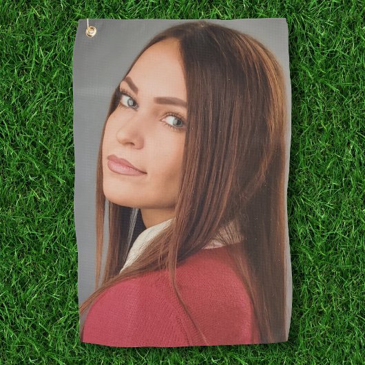 Aangepaste foto aangepast golfhanddoek