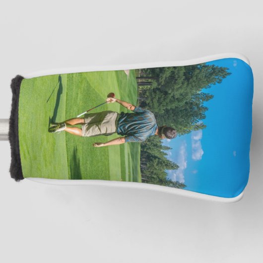 Aangepaste foto aangepast golfheadcover (Voorkant)
