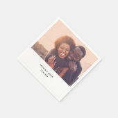 Aangepaste foto Aangepast huwelijk Servet (Hoek)