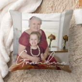 Aangepaste foto Aangepast Ik hou van oma Kussen (Deken)