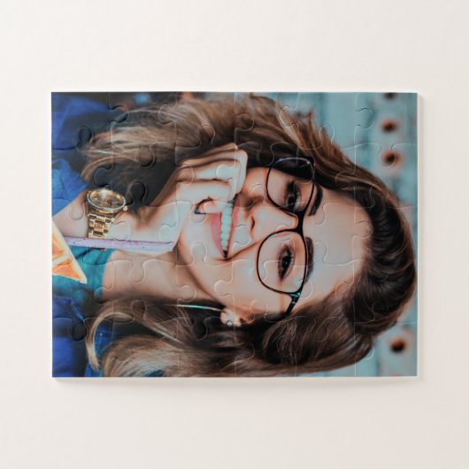 Aangepaste foto aangepast legpuzzel (Horizontaal)