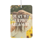 Aangepaste foto aangepast luchtverfrisser (Voorkant)