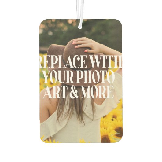 Aangepaste foto aangepast luchtverfrisser (Achterkant)