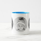 Aangepaste foto aangepast microgram tweekleurige koffiemok (Center)