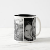 Aangepaste foto aangepast microgram tweekleurige koffiemok (Voorkant rechts)