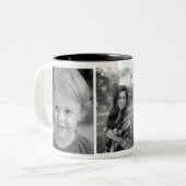 Aangepaste foto aangepast microgram tweekleurige koffiemok (Voorkant links)