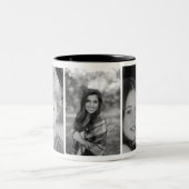 Aangepaste foto aangepast microgram tweekleurige koffiemok (Center)
