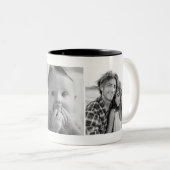 Aangepaste foto aangepast microgram tweekleurige koffiemok (Voorkant rechts)