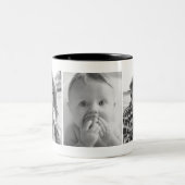 Aangepaste foto aangepast microgram tweekleurige koffiemok (Center)
