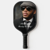 Aangepaste foto aangepast pickleball paddle (Voorkant)