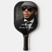 Aangepaste foto aangepast pickleball paddle (Achterkant)