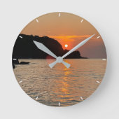 Aangepaste foto aangepast pols ronde klok (Voorkant)