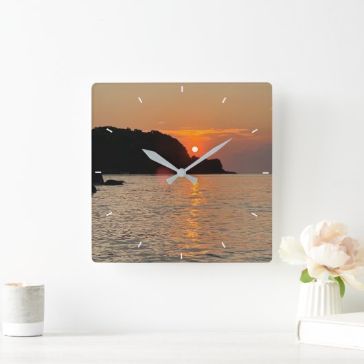 Aangepaste foto aangepast pols vierkante klok (Huis)