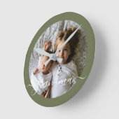 Aangepaste foto aangepast ronde klok (Hoek)