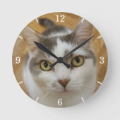 Aangepaste foto aangepast ronde klok (Voorkant)