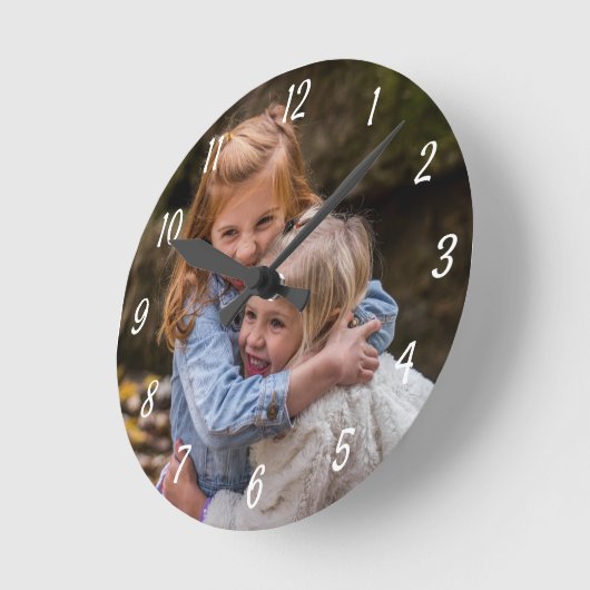 Aangepaste foto aangepast ronde klok (Hoek)
