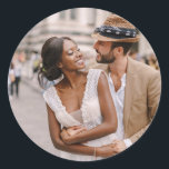 Aangepaste foto aangepast ronde sticker<br><div class="desc">Verklaar gepersonaliseerde stickers met uw douanefoto.</div>