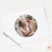 Aangepaste foto aangepast ronde sticker (Envelop)