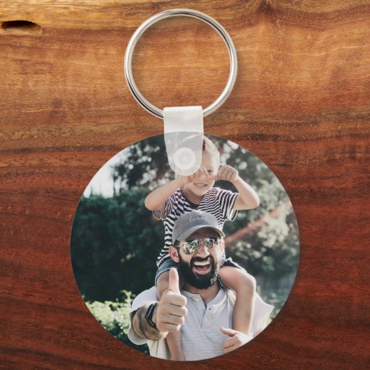Aangepaste foto aangepast sleutelhanger (Voorkant)