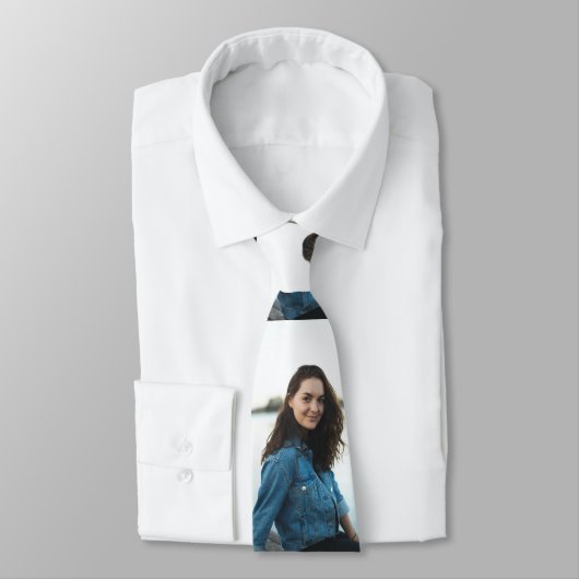 Aangepaste foto aangepast stropdas (Gebonden)