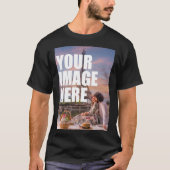 Aangepaste foto aangepast T-shirt (Voorkant)