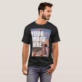 Aangepaste foto aangepast T-shirt (Voorkant volledig)