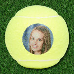 Aangepaste foto aangepast tennisballen<br><div class="desc">Upload een foto, en creëer gemakkelijk uw gepersonaliseerde tennisballen. U kunt dit ONTWERP overdragen op andere Zazzle producten en het aanpassen om de meeste Zazzle punten te passen. De standaard design van Studio worden gemaakt in high-resolution vectorgrafiek voor een professionele druk. Dank u voor het kiezen van onze design en...</div>