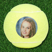 Aangepaste foto aangepast tennisballen