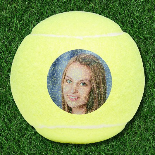 Aangepaste foto aangepast tennisballen