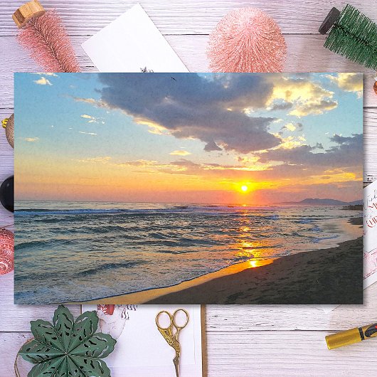 Aangepaste foto aangepast tissuepapier