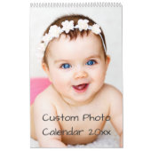 Aangepaste foto-aangepaste agenda kalender (Hoes)