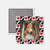 Aangepaste foto Aangepaste foto Aangepaste Afbeeld Magneet (Voorkant / Achterkant)