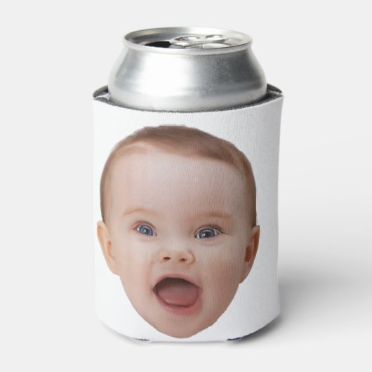 Aangepaste foto, Aangepaste foto gezicht Blikjeskoeler (Blikje Voorkant)