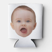 Aangepaste foto, Aangepaste foto gezicht Blikjeskoeler (Voorkant)