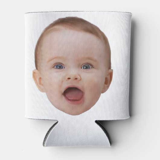 Aangepaste foto, Aangepaste foto gezicht Blikjeskoeler (Voorkant)