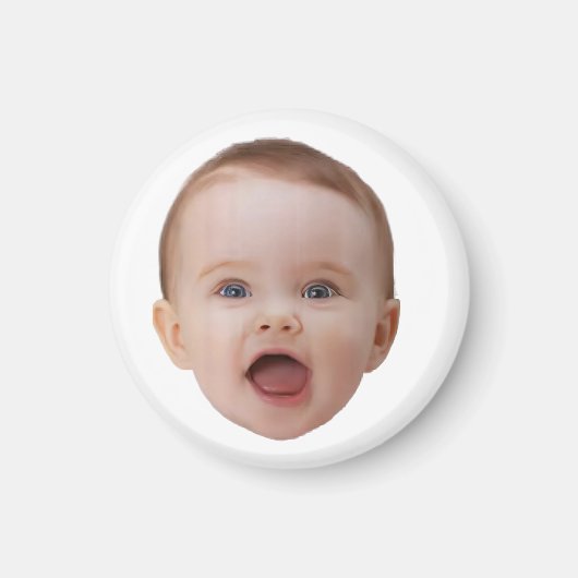 Aangepaste foto, Aangepaste foto gezicht Magneet (Voorkant)