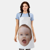 Aangepaste foto, aangepaste foto gezicht schort (Gedragen)