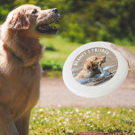 Aangepaste foto-aangepaste hond Wham-O frisbee<br><div class="desc">Geef je hond het cadeau van een gepersonaliseerde frisbee met zijn of haar naam en aangepaste foto.</div>