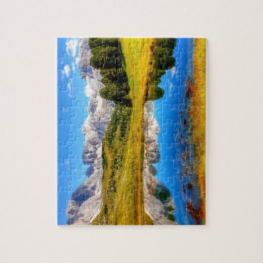 Aangepaste foto Aangepaste Jigzaag Puzzle Legpuzzel (Verticaal)