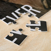 Aangepaste foto Aangepaste naam Beste ooit jigzaag Legpuzzel (Zijkant)