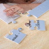Aangepaste foto Aangepaste naam Jigzaag Puzzle Legpuzzel (Zijkant)