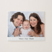 Aangepaste foto Aangepaste naam Jigzaag Puzzle Legpuzzel (Horizontaal)