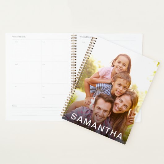 Aangepaste foto Aangepaste naam Planner (Display)