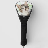 Aangepaste foto Aangepaste tekst Creëer Uw eigen t Golfheadcover (Voorkant)