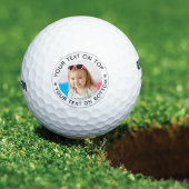 Aangepaste foto Aangepaste tekst Golf Balls Golfballen