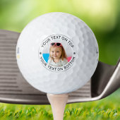 Aangepaste foto Aangepaste tekst Golf Balls Golfballen
