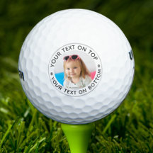 Aangepaste foto Aangepaste tekst Golf Balls